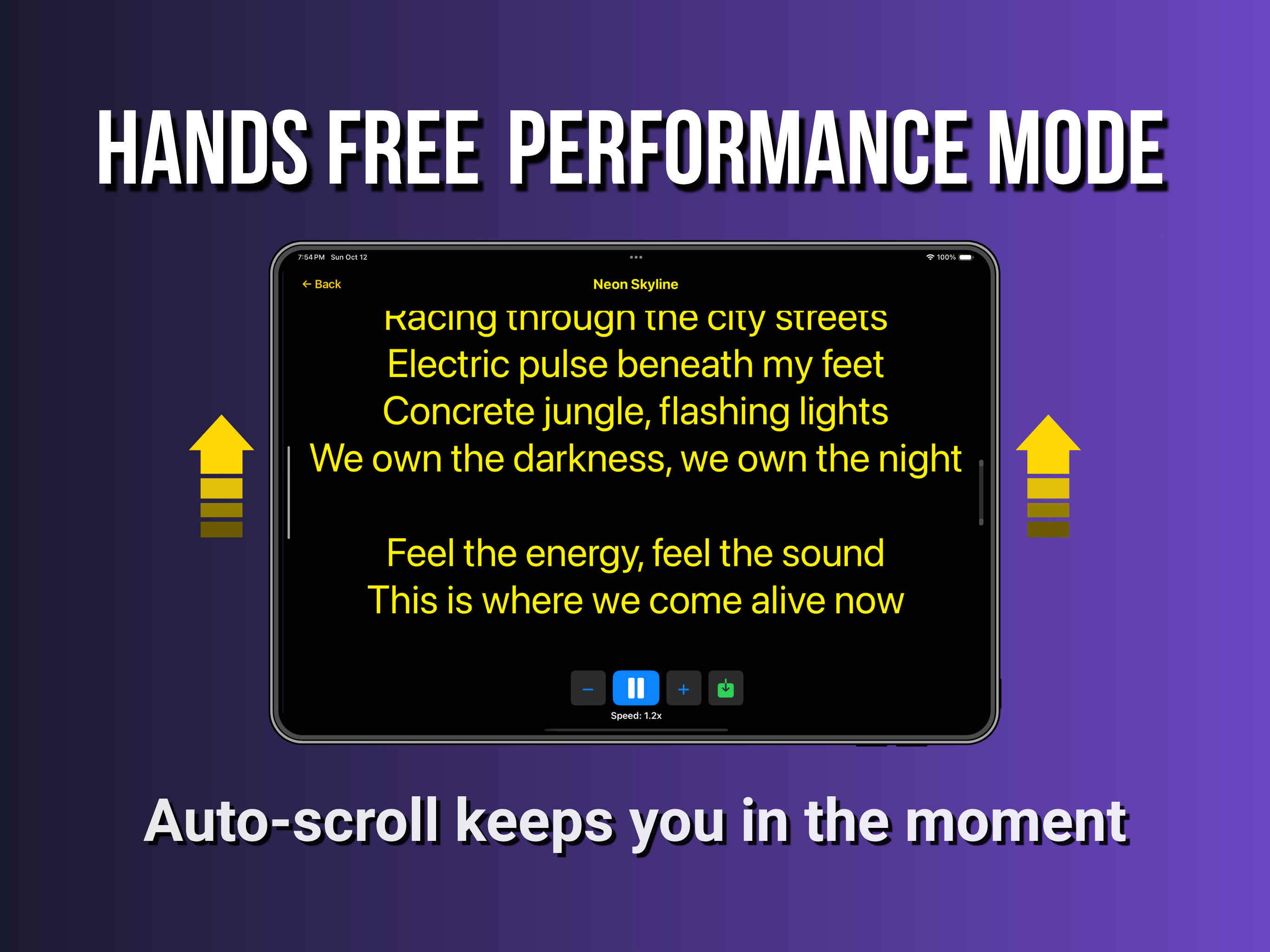 GigScroll - Smooth scrolling lyrics